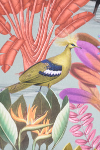 Tejido Panamá Pájaros Selva
