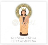 Virgen de la Almudena Pulsera Piedras de Colores
