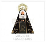 Virgen de los Dolores Pulsera Piedras Multicolor